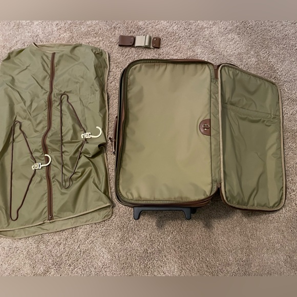 COPY - Ghurka leather rolling suitcase - Picture 2 of 13